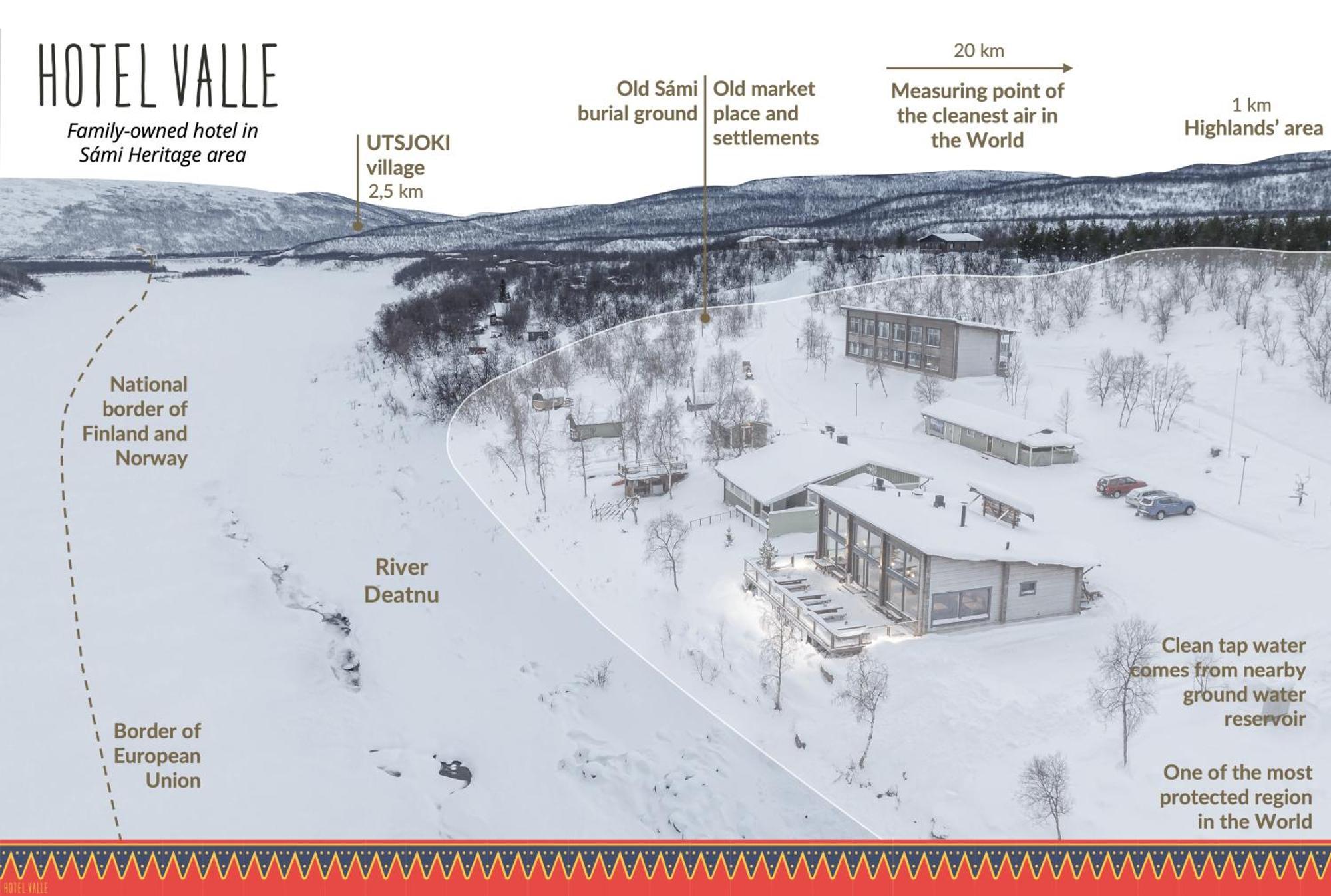 Hotel Valle Lapland Utsjoki Εξωτερικό φωτογραφία